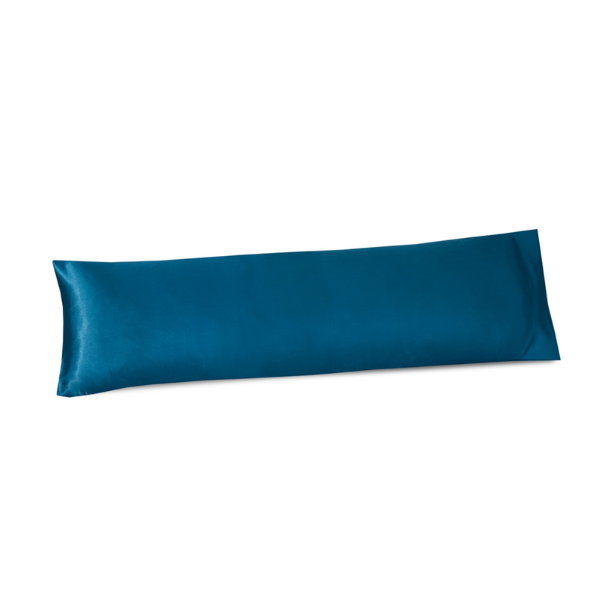 Lichaamskussen Sloop Beauty Zijde Petrol Blauw 40x145 cm 