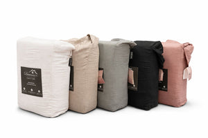 Mousseline Dekbedovertrek Roze - 100% Premium Perkaal Katoen