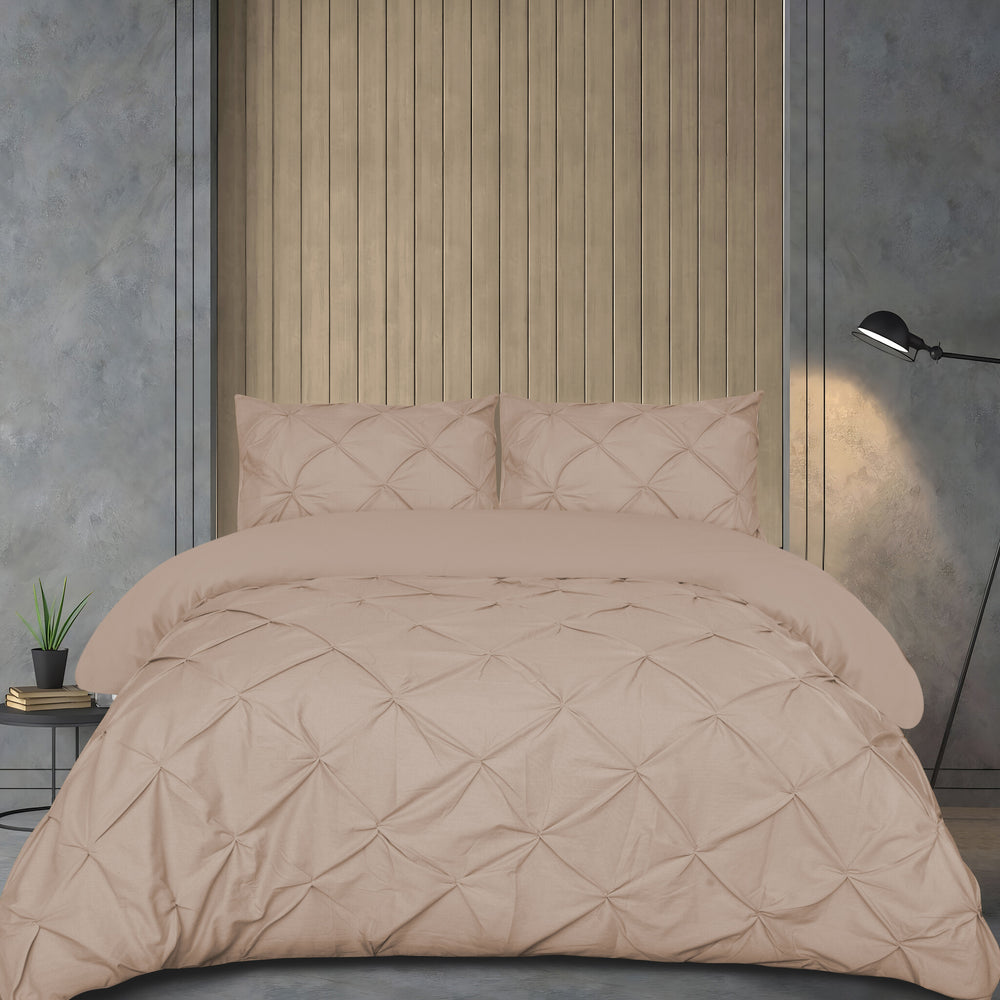 Dekbedovertrek Monte Carlo Taupe