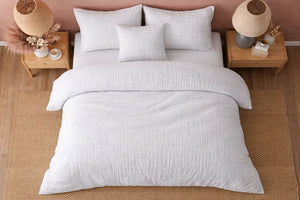 Mousseline Dekbedovertrek Wit - 100% Premium Perkaal Katoen