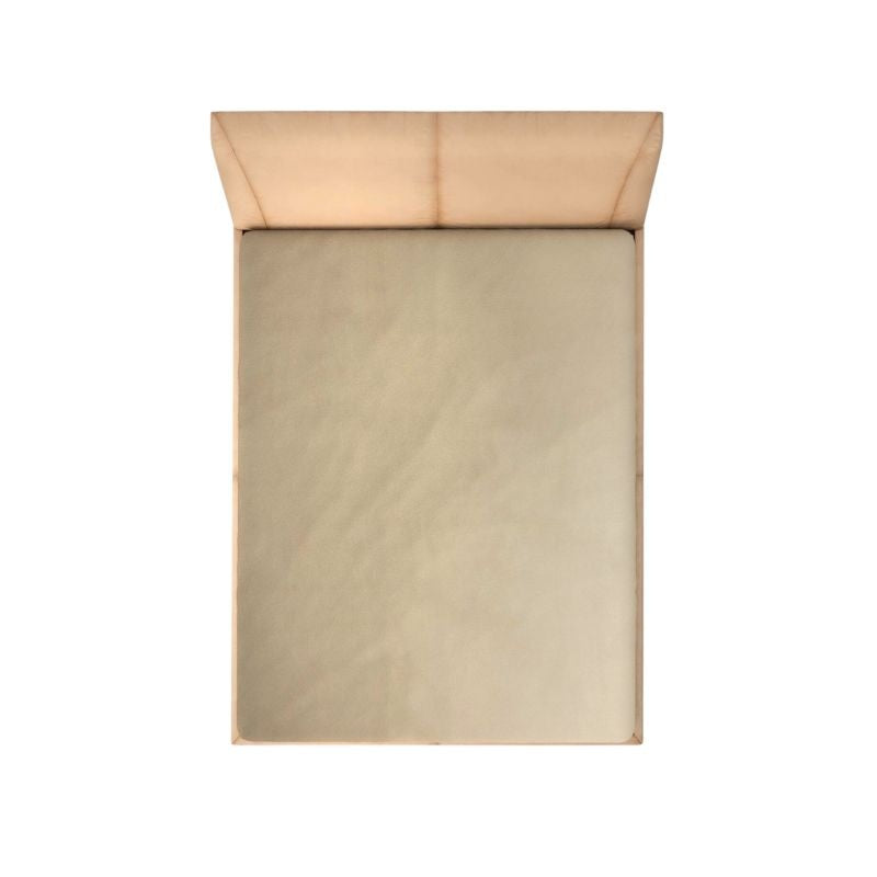 Hoeslaken Velvet Taupe Grijs - Velvet Velours