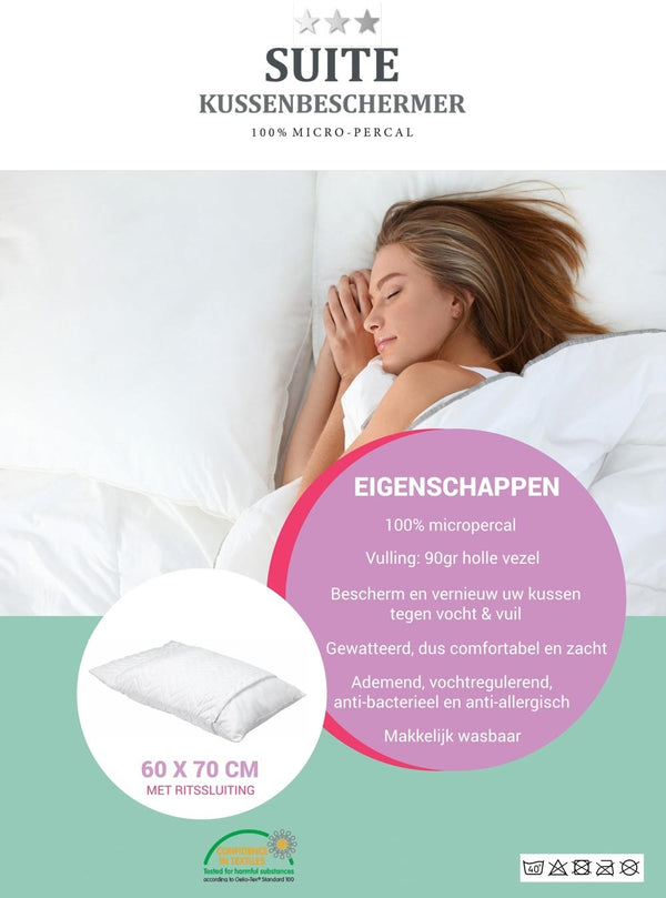 Molton Kussenbeschermer Microvezel