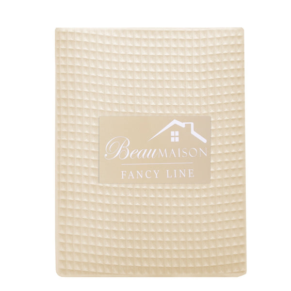 Wafel Dekbedovertrek Zand