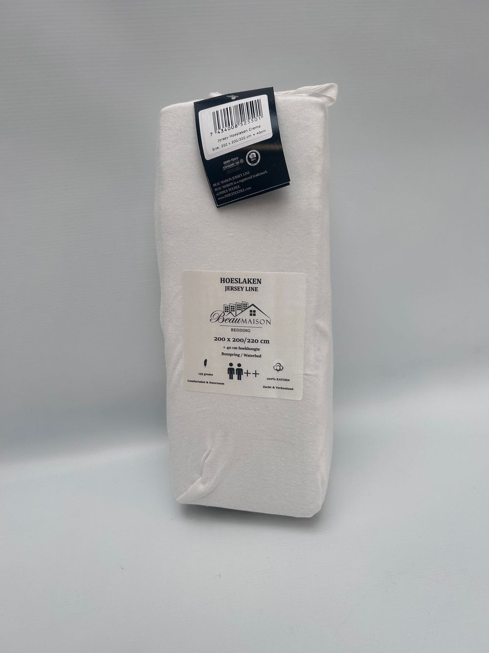 Jersey Hoeslaken Off White
