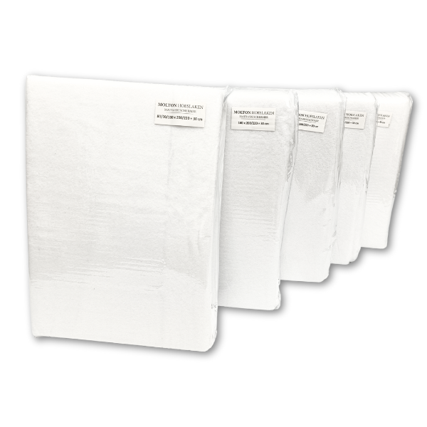 Molton - Matrasbeschermer Hoeslaken 180 gram per m2 | Niet merkgebonden! |