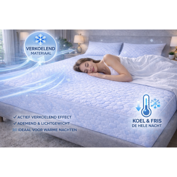 Zen Cool 100% Waterdichte Molton Hoeslaken - Dubbel Geweven